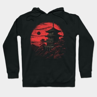 Japanese temple Hoodie